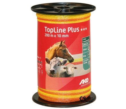 Páska pro elektrický ohradník -TOPLINE PLUS: 10MM-